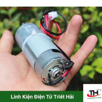 Động Cơ Motor Giảm Tốc 36GP - 555 Răng kim loại  12V-150 Vòng/phút, Trục 6mm , Có Giá Đỡ