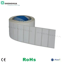 1000pcs/roll Customization Available Access Control RFID Tag UHF Paper Sticker Eletronic Label for Security System HEC Chip