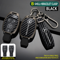 ปลอกกุญแจ For Mercedes Benz AMG W205 W205C W203 W210 W211 เคสกุญแจรถยนต์  W124 W202 W204 CLA GLA GLK AMG GLC C C200