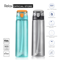 RELAX D7809 Tritan Botol Air Water Bottle BPA Free Bottles Kitchenware - (900ml)