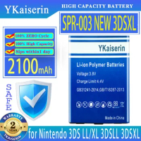 YKaiserin Battery 2100mAh-2400mAh for Nintendo 3DS LL XL 3DSXL NEW 3DSLL N3DS 2DS 2DSXL Console Inner