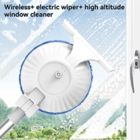ECHOME Cordless Electric Window Cleaner Household Retractable Wet and Dry Multi-Functional Rotating Wireless Cleaning Machine