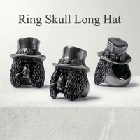 Ring Skull Longhat Pewter – Cincin Tengkorak Metalworks Aksesori