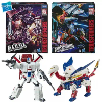 Hasbro Transformers Commander Generations War for Cybertron Earthrise Sky Lynx Siege Wfc-S28 Jetfire Action Figures Toy Model