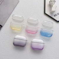 Gradient Soft Clear Silicone Earphone Shell For Apple AirPods 3 Cover For Air Pods Pro 1 2 Earphone Case For Airpods Capa Fundas