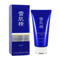 【KOSE 高絲】雪肌精淨白黑面膜 76ml