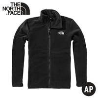 【The North Face 男 TKA200 ZIP-IN 可套式 刷毛保暖外套《黑》】4NA3/刷毛中層/立領保暖中層