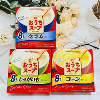 日本 POKKA SAPPORO 波卡 即食沖泡濃湯 速食湯 玉米風味/馬鈴薯風味/蛤蜊風味/綜合風味  多款供選｜全店$199免運
