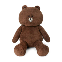 【Beast Kingdom 野獸國】熊大 絨毛坐姿玩偶（50cm／HUG BROWN系列）