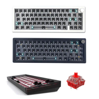 GMK67 Hot Swappable Mechanical Keyboard Gasket Kit RGB Backlit Bluetooth 2.4G Wireless 3 Mode Customized Keyboard No Switch
