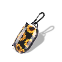 Sunflower Earphone Case For Samsung Galaxy Buds Hard Bluetooth Wireless Headset Protector Cover With Hook