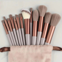 13 Pieces Makeup Brush Set Ultra Soft Blush Foundation High Complete Brush Kit Quality U2F4
