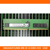 1PCS HMAA4GR7AJR8N-WM 2R×8 DDR4 PC4-2933Y RE4 ECC REG 32GB 32G RAM For SK Hynix Memory High Quality Fast Ship