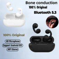 TWS Original T75 Bone Conduction Wireless Bluetooth 5.3 Headphones Sports Earphones HiFi Sound Quality Waterproof Headset
