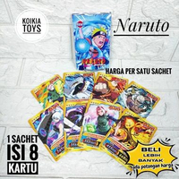 Mainan anak kartu karakter trading card Naruto