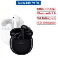 Original Realme Buds Air Pro Wireless Bluetooth 5.0 Earphone 94ms Low Latency ANC ENC Active Noise Cancellation Sports headset