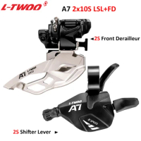 LTWOO A7 2 Speed Shifter Lever 2V Front Derailleur Switches MTB Bike 2 Kits Groupset For Mountain Bicycle Parts