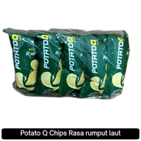 potato Q chips snack isi 10 bks | keripik Rumput Laut