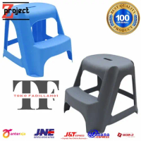 SOLEIL BANGKU PIJAK PLASTIK 2 STEP 41CM / BANGKU TANGGA DAPUR 2 STEP
