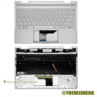 YUEBEISHENG 95%New/org for HP Spectre x360 13-AE TPN-Q199 Palmrest US keyboard upper cover Backlight