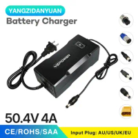 50.4V 4A 12S Lipo Car Lithium Battery Charger For 44.4V Li-ion Battery Electric Bike Bicycle Scooter With CE ROHS Fast charger