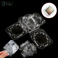 10Pcs CPU Protection Box Tray Holder Clamshell Case IC Chipset Protection Boxes For Socket 478 775 1150 1155 1156