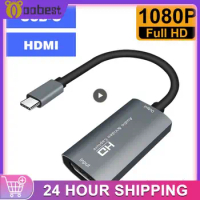 Video Recorder Box Portable HDMI-compatible 1080p To Type C Audio Teaching Grabber Video Capture Card Capture Card