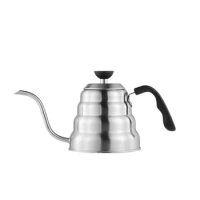 Hand brewed coffee pot 304stainless steel fine mouthed pot Drip filter long beaked kettle Hot water kettle Hanging Ear Cloud Pot