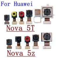 Original Tested Back Big Rear Main Camera Module For Huawei Nova 5T 5z Nova5T Nova5z Small Facing Front Camera Flex Cable