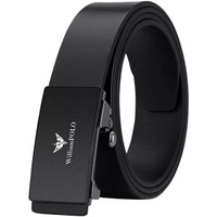 保羅皮帶男士真皮無牙自動扣頭層純牛皮內穿腰帶高檔休閒褲帶
