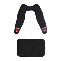 【DR.AIR】DIY多用途氣墊可調式減震釋壓雙肩背帶墊-大+背包用氣墊護腰墊-大(適用於各式背包)