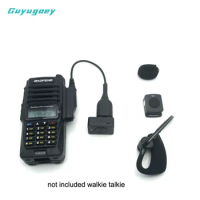 UV-5R Walkie Talkie Bluetooth PTT Headset Earpiece For Baofeng UV-5R UV-82 A-58 UV-XR UV-5S GT-3WP UV-9R Plus Mic Adapter