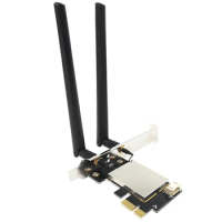 NEW-PCIE Wifi Card Adapter Bluetooth Dual Band Wireless Network Card Repetidor Adaptador For PC Desktop Wi-Fi Antenna M.2