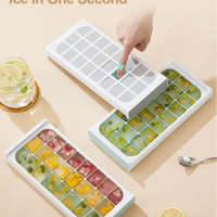 mr basket Ice Block Mold Household Food Grade Silicone Ice Cube Ice Box Self Made Sealed Press Ice Maker With Lid