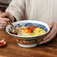 美濃燒古伊萬里復古宮廷風拉面碗泡面碗家用日式餐具大碗單個