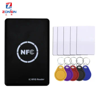 RFID Card Reader Copier Duplicator Key fob NFC Smart Card Reader Writer 13.56MHz Encrypted Programmer uid keyfobs
