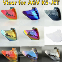 หมวกกันน็อค Visor สำหรับ AGV K5เจ็ทหมวกกันน็อคโล่ป้องกันรังสียูวีกระจก Sunshield Casco Moto อุปกรณ์เสริม