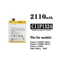 C11P1324 Battery For ASUS ZenFone 5 A500G Z5 T00J T00J-D T00P ZENFONE5 A500CG A500G A500KL A501CG Latest Bateria+ Tools
