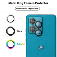 3D Curved Metal Tempered Glass Camera Protector For Motorola Edge 40 Neo 40Neo Moto Edge40Neo 5G Case HD Lens Protective Glass