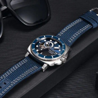 PAGANI DESIGN New Men's Watches Luxury NH39 Automatic Watch For Men Tourbillon Skeleton Mechanical Wrist Watch 200M Diving Clock