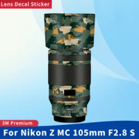 For Nikon Z MC 105mm F2.8 S Camera Lens Skin Anti-Scratch Protective Film Body Protector Sticker 105 2.8 MACRO