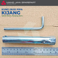 Kunci Busi Pipa 21mm Panjang 15cm – Untuk Toyota Kijang