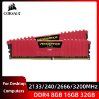 CORSAIR Vengeance LPX DDR4 Kit 8GB 16GB 3200MHZ 2666Mhz 2400Mhz DIMM RAM PC4-25600 21300 19200 Desktop Memoria Ram DDR4