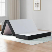 6 inch Queen Mattress Foldable, Tri-fold Memory Foam Mattress Topper with Washable Cover