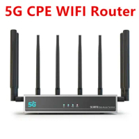 5G CPE Wireless Modem NSA &amp; SA Cellular Mobile Router Industrial WIFI6 Gigabit Gateway GT01