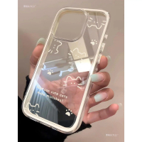 Sarung telefon lembut dengan corak kucing, serasi untuk Vivo X200, S30 mini, F19 Pro, Y200, Y100 dan