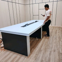 Meja meeting/Meja Rapat/Meja kantor Greenwood lamintaing hpl taco