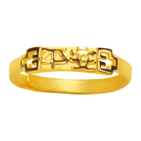 【元大珠寶】買一送一黃金戒指9999平安(0.59錢正負5厘)