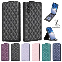 New A34 5G Small Fragrance Phone Case For Samsung Galaxy A34 Cover Vertical Flip Etui For Samsung A 34 5G SM-A346B SM-A346E Case