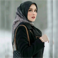 Voal motif 110x110 segi empat denay katun segi empat corak motif Katun Muslim Square Kerudung Jilbab